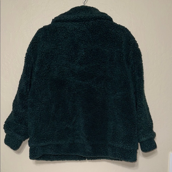 Olivaceous‎ Teal Teddy Jacket - Picture 3 of 6